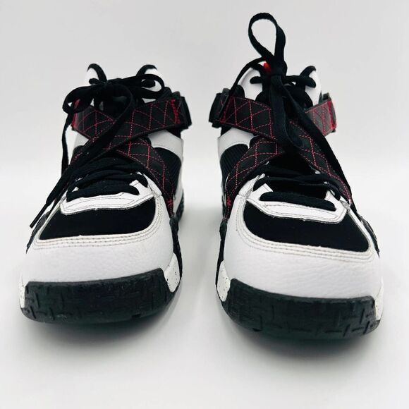 Nike Air Raid Sneakers White/Black High-Top Shoes Size 9.5 - Picture 10 of 14